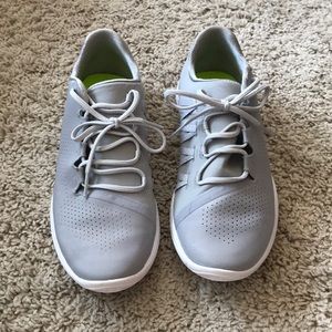 Under Armour tennis shoes.